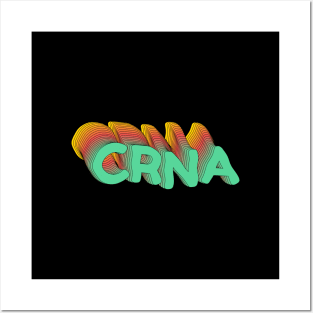 CRNA Funky Design Posters and Art